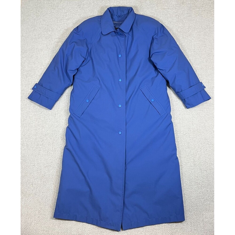 Eddie Bauer Goose Down Overcoat Lined Women's Small Removable Liner Trench Coat